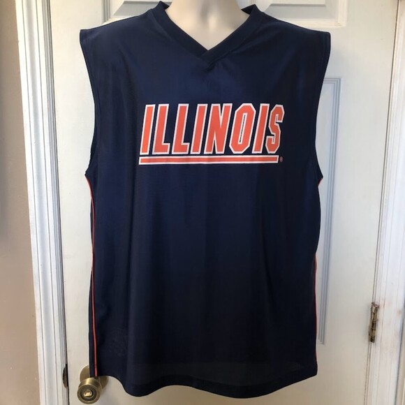 University of Illinois Fighting Illini Men's Sleeveless Jersey V Neck Co… - Picture 3 of 8